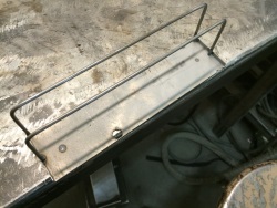 Horizontal wires installed.