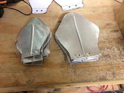 Plates Cut, Punched, and Folded.