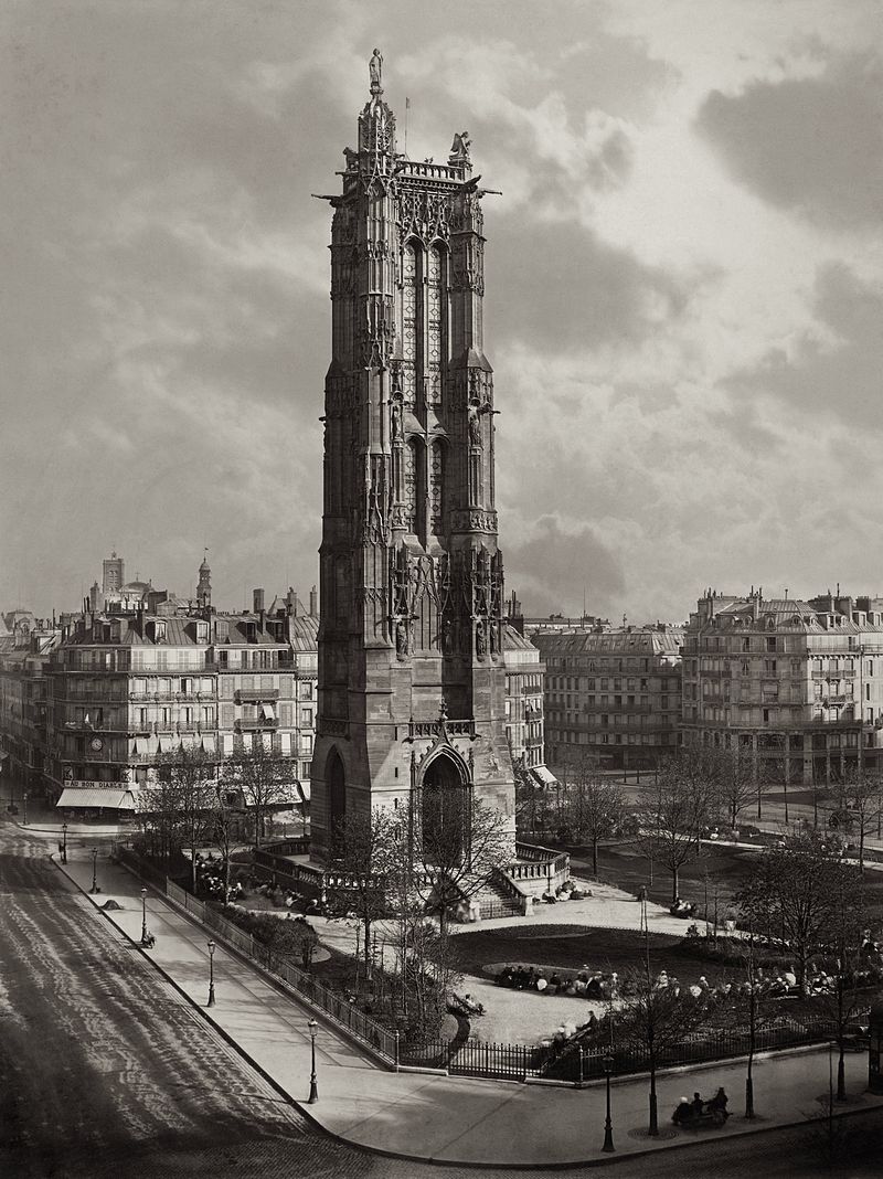 The Tower of Saint-Jacques in 1867 The Tower of Saint-Jacques in 1867