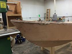 The fit of the deck near the nose.