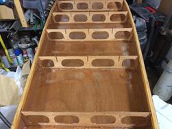 Epoxy coating on the inside.