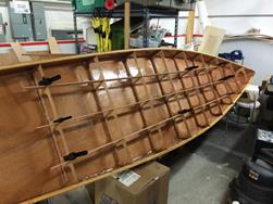 Stringer installation.