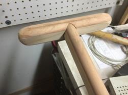 Paddle handle.