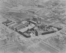 Boston Woven Hose at its heyday in the 50s, American Rubber in background to the right (source: Cambridge Historical Commission).