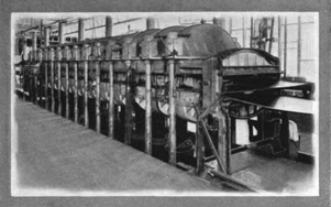 A smaller belting press (Source: The Story of Rubber).