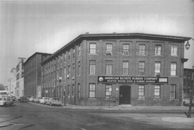 29 Hampshire St. showing American Biltrite sign (source: Cambridge Historical Commission).