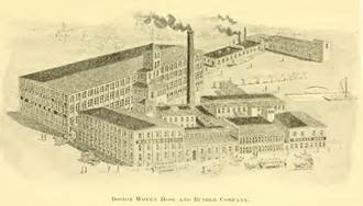 Boston Woven Hose Engraving, 1896. 