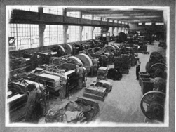 The mill room (Source: The Story of Rubber).