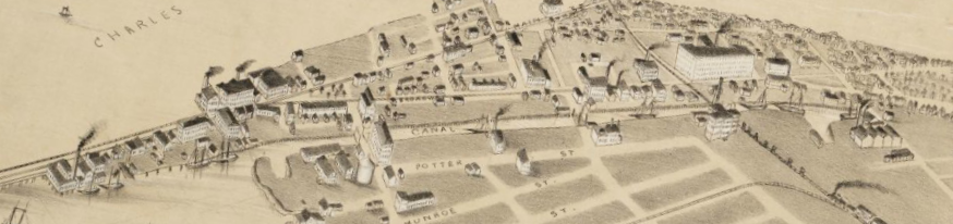 View of Broad Canal in 1879 View of Broad Canal in 1879