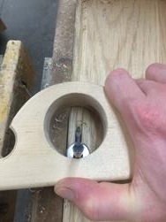 Using the router plane.